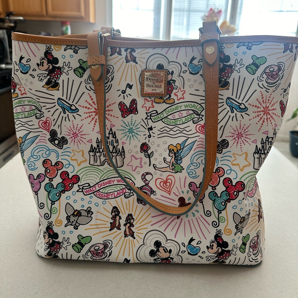 Disney Dooney and and Bourke Sketch Tote